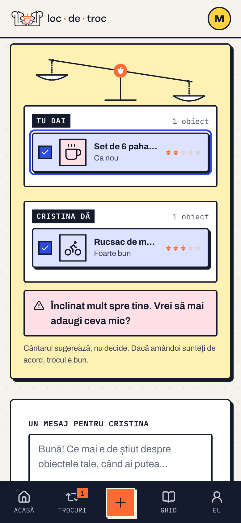 Cântarul în v2