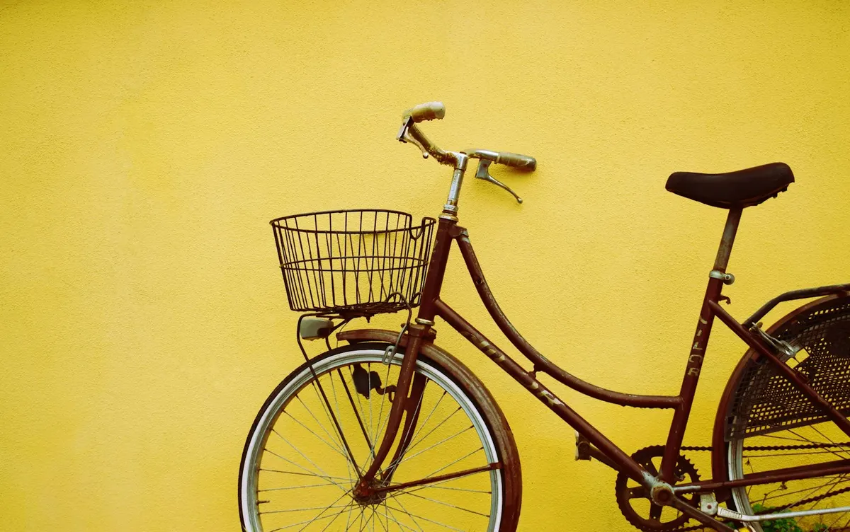 Bicicletă de oraș cu coș, cadru 52
